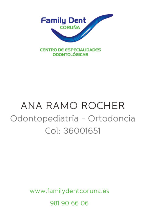 Odontopediatría - Ortodoncia    /   Colegiada Número: 36001651