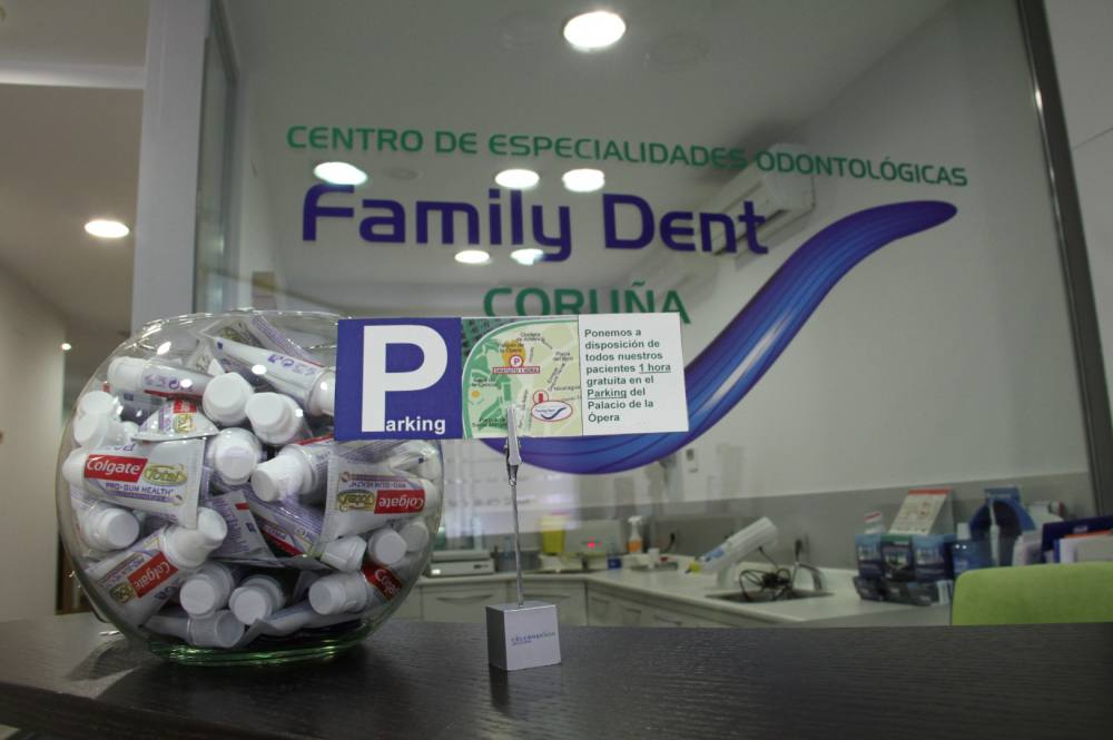 Recepción Family Dent Coruña